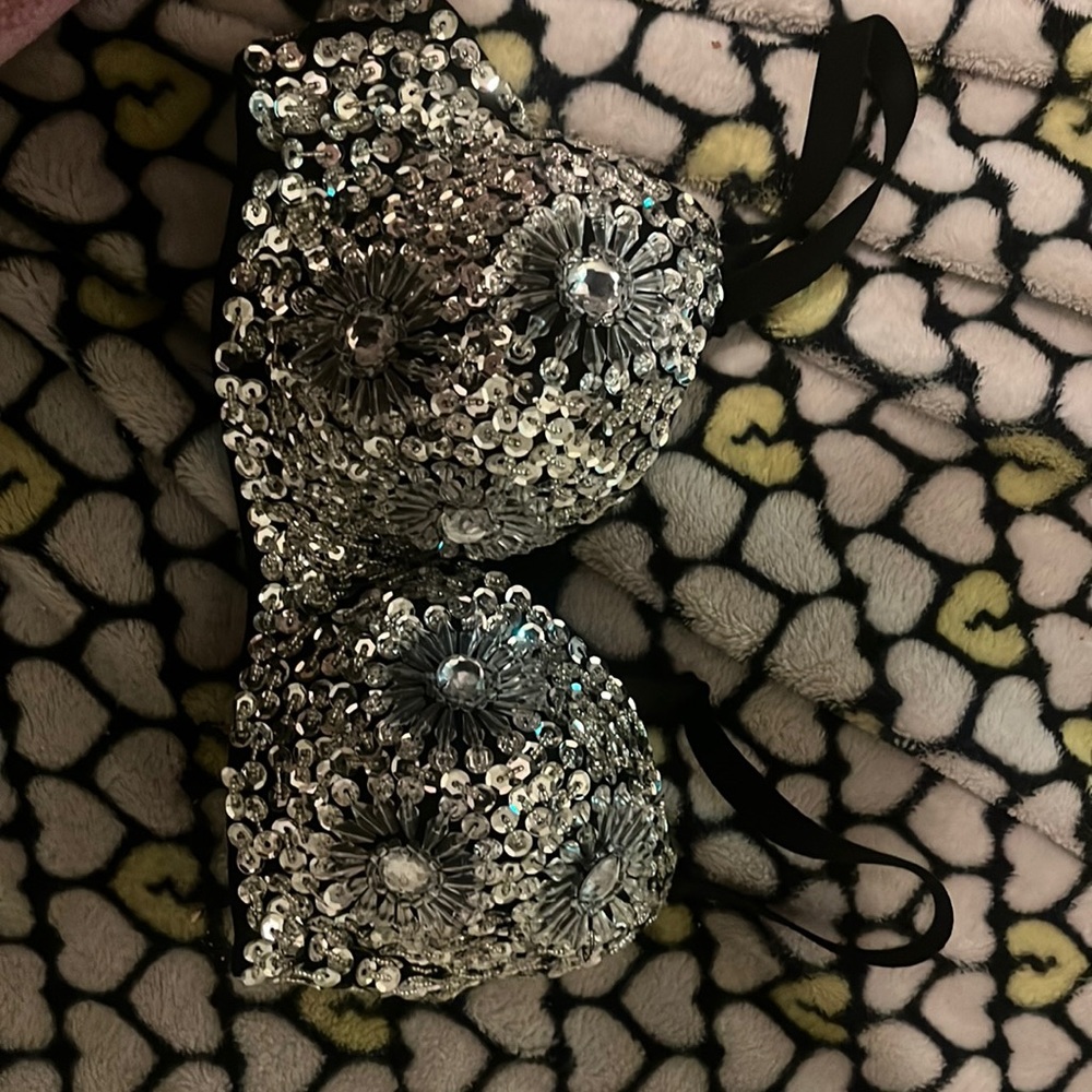 Bedazzled bra